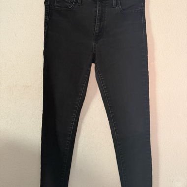 Schwarze Levi's 720 Skinny-Jeans