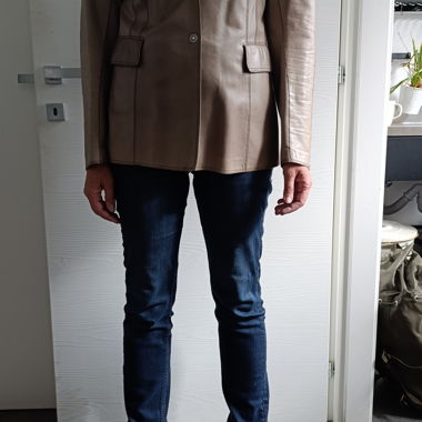 Giacca in pelle Sylvie Schimmel tg. 44