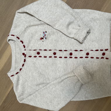 Cardigan in maglia con motivo