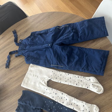 Snow pants and winter thighs