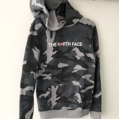 The North Face Jungen-Sweatshirt grau Camouflage