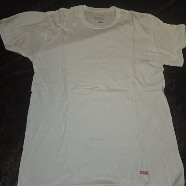 Supreme x Hanes weisses T-Shirt M