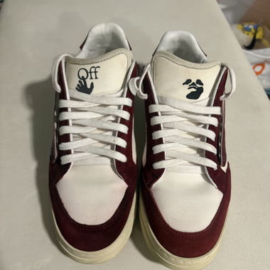 Sneakers Off-White rouges/blanches