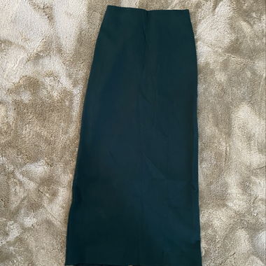 COS Forest Green Midi Skirt