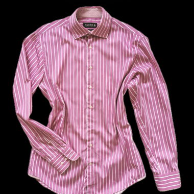 Pink striped button down