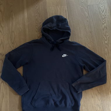 Nike Kupuzenpullover Hoodie blau Gr. M