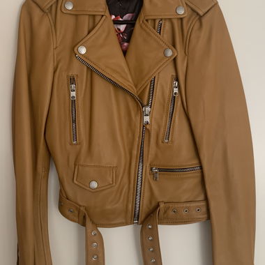 Veste en cuir Tigha