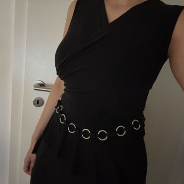 Cache-coeur-Top mit Ringdetail