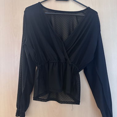 Sheer Black Blouse
