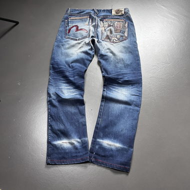 Jeans Evisu vintage rari. Taglia M (A127)