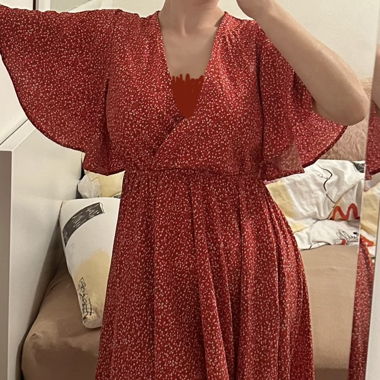 Rotes SHEIN Sommer Kleid 