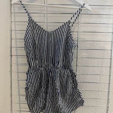 white/blue gstreifter short overall