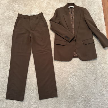 Completo donna marrone Oversize Blazer