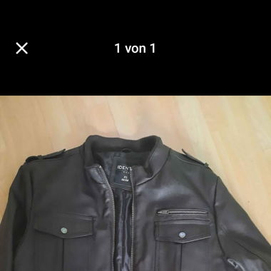 Kunst Leder Jacke XL