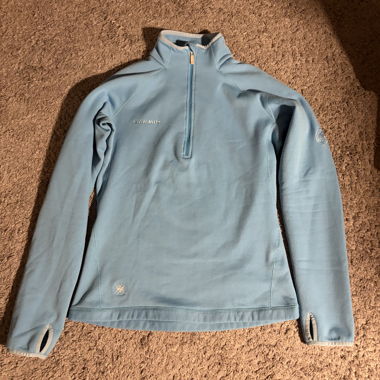 Blauer Mammut Fleece mit Reissverschluss