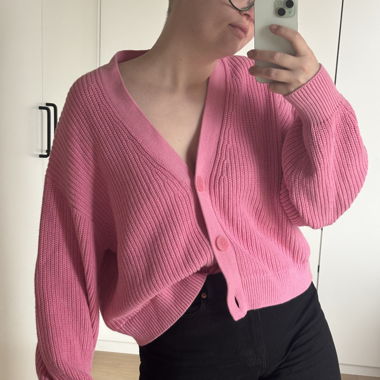 CARDIGAN PINKER H&M