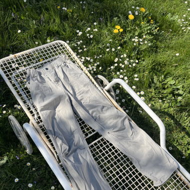 Pantalon cargo beige