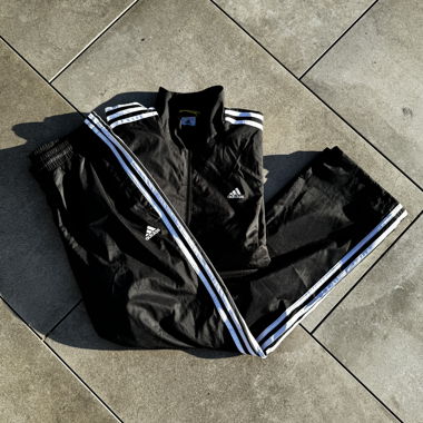 Adidas Tracksuit - schwarz - Grösse M