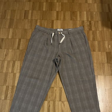 Jack&Jones Hose, Wide Fit, Kariert, Grösse 38/34