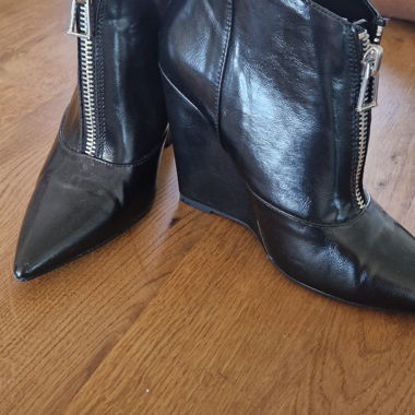 Black Heeled Ankle Boots