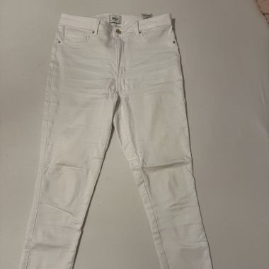 Weisse Jeanshose