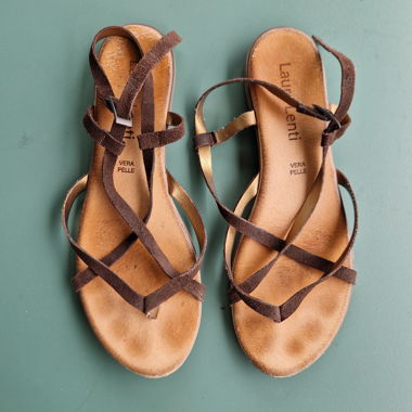 Leather Sandals Size 40