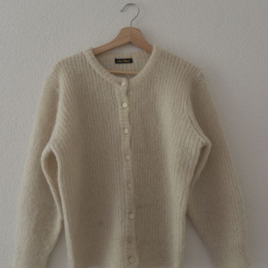 Beige Knit Cardigan