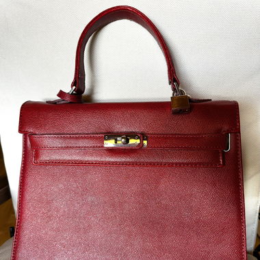 Superbe sac à main, rouge - The Genuine Leather