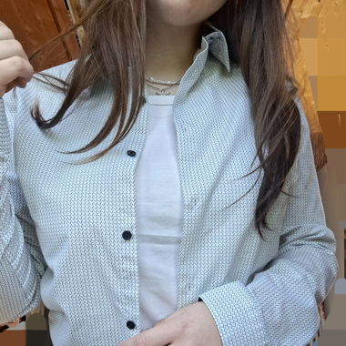 Patterned dress shirt