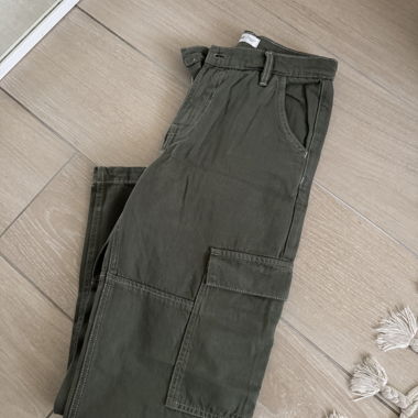 Pantalon cargo kaki