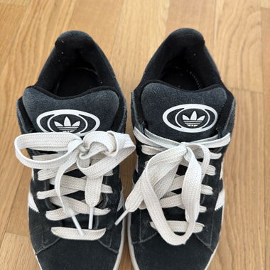 Black and White Adidas Sneakers