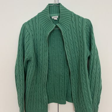 Cardigan L.L.Bean vert