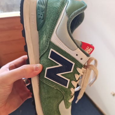Grüne New Balance schuhe