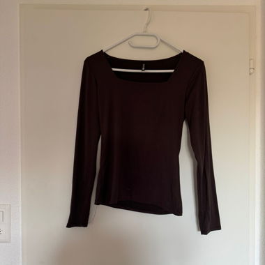 Chicoree Long-Sleeve Top Brown S