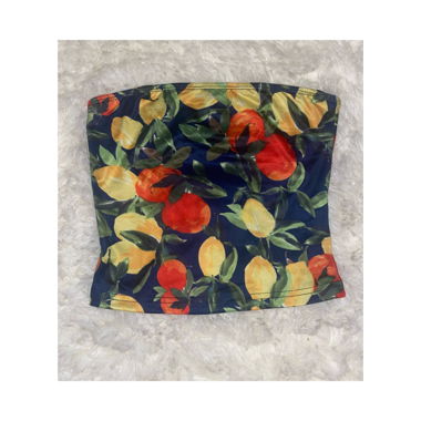 Haut bandeau à imprimé citrons