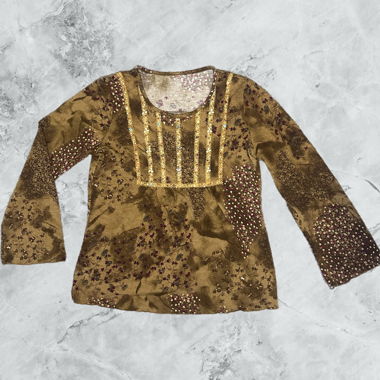 vintage long-sleeve top