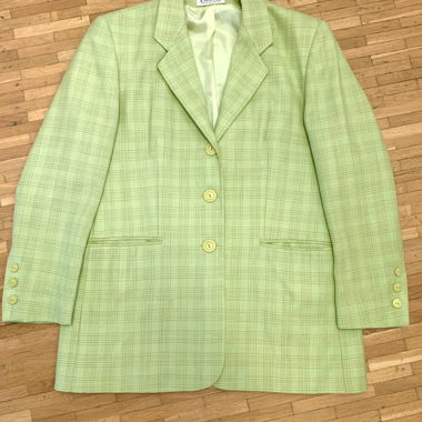 Lime green oversized blazer