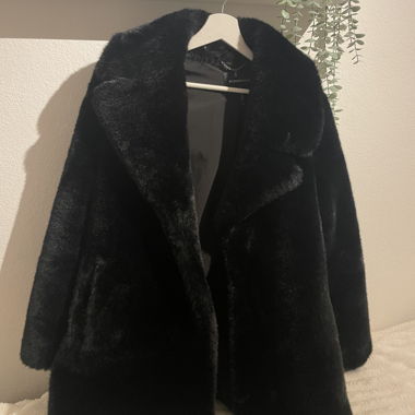 Faux fur coat