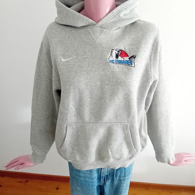 Hoodie, S/M, hellgrau, Nike