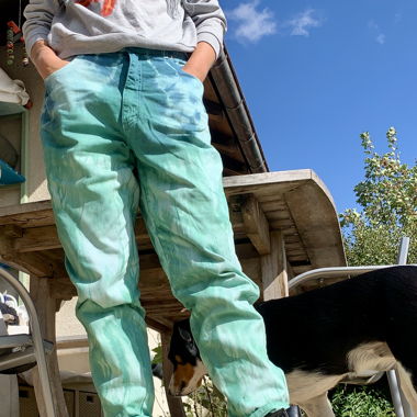 Retro/Vintage Teddy Jeans - Batik