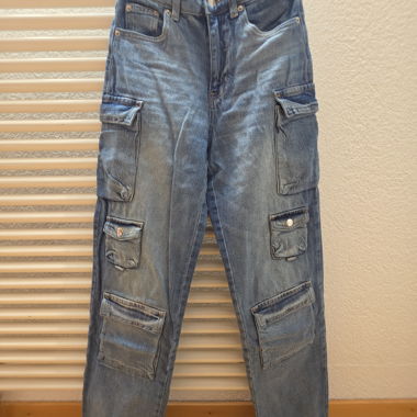 Pantaloni cargo in jeans