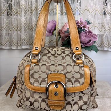 100% Original Coach Soho Signature Dome Satchel