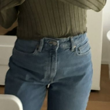 Blue mom jeans