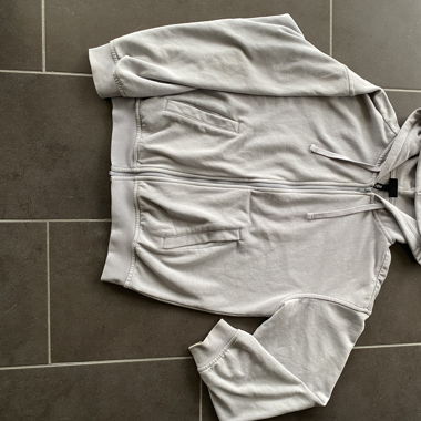Sweat zippé gris 