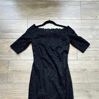 Spitzenkleid schwarz