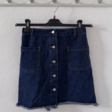 Jeans-Minirock