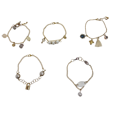 SET DI 5 BRACCIALI « HERITAGE » RICICLATI