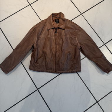 Veste en cuir BGD brune
