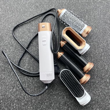 Hair dryer with attachments