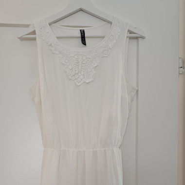 White Lace Dress by flame